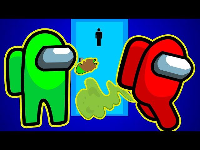 Among Us NEW POOP FART WC Problem Toilet Mod - Among Us Animations