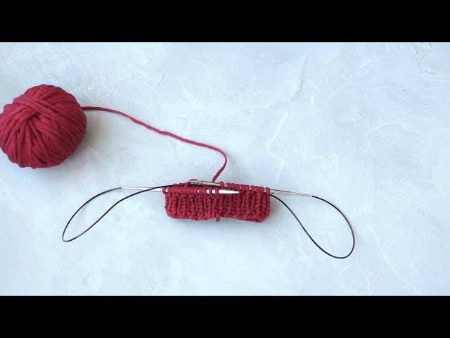 How to knit on circular needles.Knitting in a circle with an imperceptible transition. Magic loop