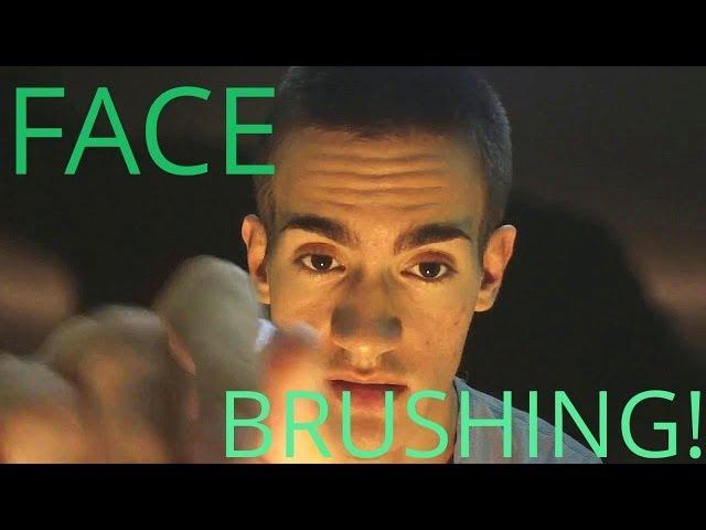 ASMR Face Brushing & Breathing Techniques (Binaural 3D Ear to Ear)