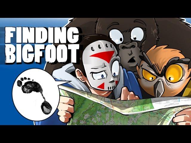 FINDING BIGFOOT - Searching through the forest! With Vanoss & Ohmwrecker!