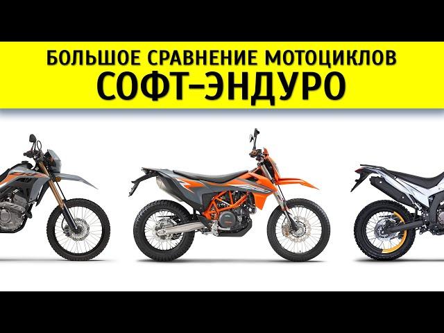 Dual-sport comparison: Honda CRF300L, Yamaha WR250R, Voge 300 Rally, KTM 690 Enduro, Husqvarna 701