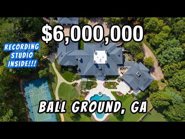 Inside This $6,000,000 Celebrity Owned Georgia Mansion With Multimillion Dollar Recording Studio