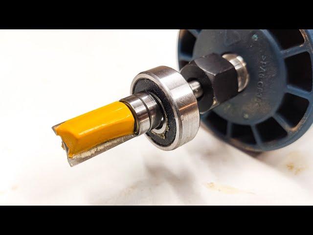 This TRICK with BEARING and a ROUTER will drive you CRAZY | Woodworking tips