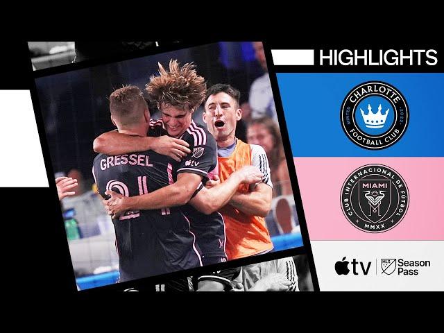 Charlotte FC vs. Inter Miami CF | Hot Streak Continues! | Full Match Highlights | July 3, 2024