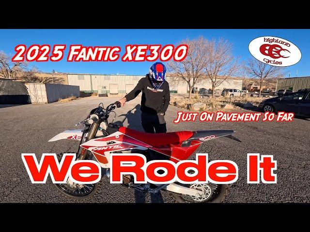 2025 Fantic XE300 First Test Ride | Fantic In USA | Dirt Soon | Highland Cycles