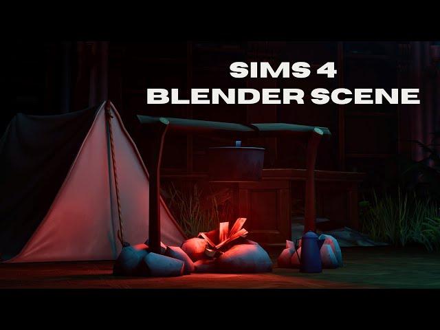 How to import room into blender for Sims 4 blender scene