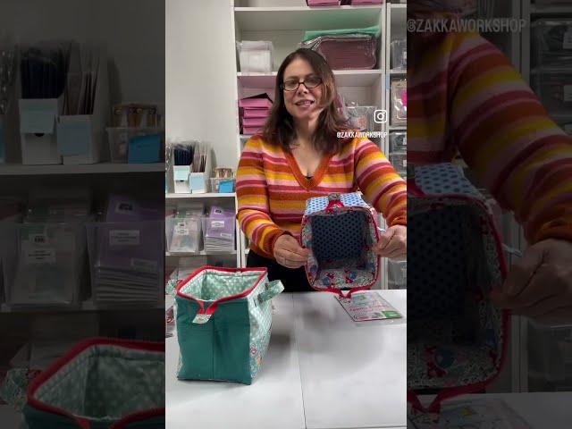 A look at the Zakka Workshop "Stylish Sewing Caddy" with Tilda Jubilee fabrics.