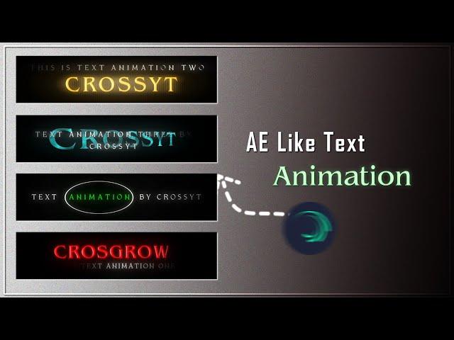 Premium Ae Like Text Animation Pack In Alight Motion (+Preset)