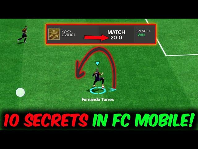 10 Secret TIPS NO ONE WILL TELL YOU in FC Mobile | Mr. Believer