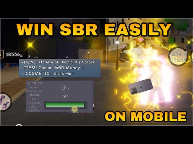 [YBA] HOW TO WIN SBR EASILY ON MOBILE/PC!