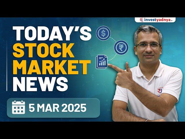 Today's Stock Market News - 5/3/2025 | Aaj ki Taaza Khabar