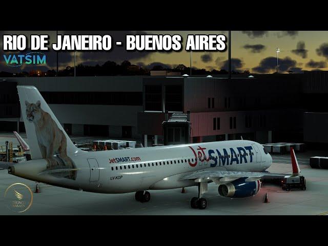 MSFS 2024 | JetSMART Fenix A320 SL | Rio de Janeiro - Buenos Aires | VATSIM Event