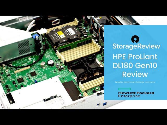 HPE ProLiant DL180 Gen10 Hardware Review