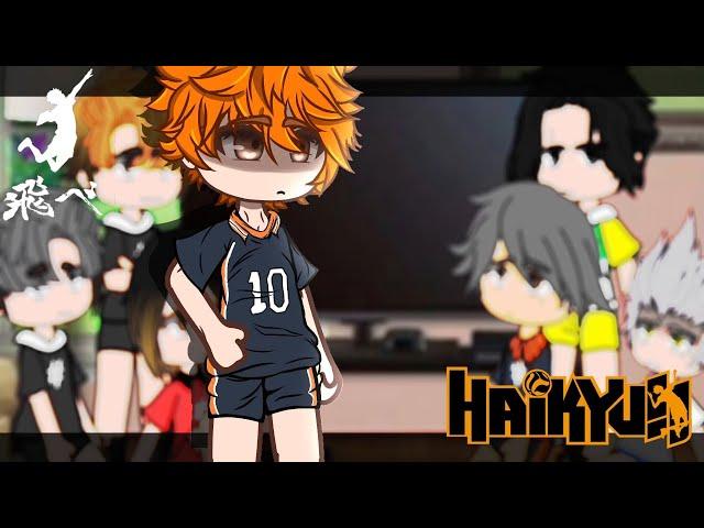 [Reaction to Hinata Shoyo] //haikyuu// gacha club