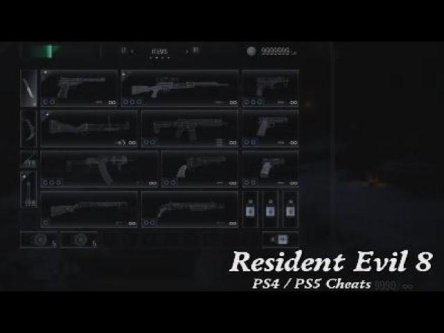 Resident Evil VIllage: PS4/PS5 Cheats - Max Lei, Max CP, 9999/Inf Ammo, Unlock All, SSS+ Merc+MORE!