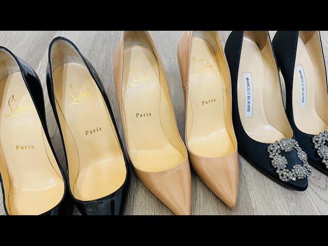 My Favorite Designer Pumps In My Collection - Birthday Special! | Louboutins & Manolos