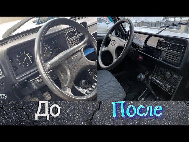 Ваз 2107 Дешевая приборка и пересвет + ОРГ-стекло на VAZ 2107 / в подарок шкалы для приборки!