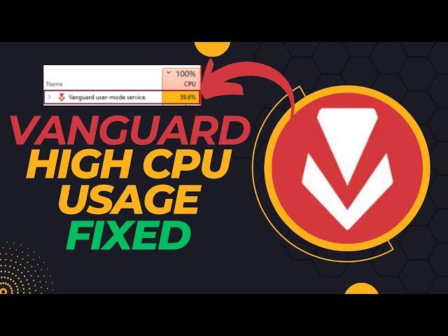 Vanguard High CPU Usage Problem Fixed Valorant (2023)