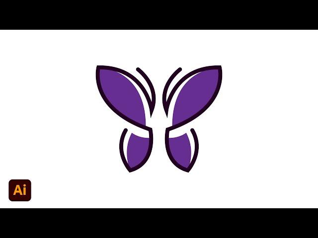 Butterfly Mirror Effect In Adobe Illustrator cc 2021 | Short Tutorial