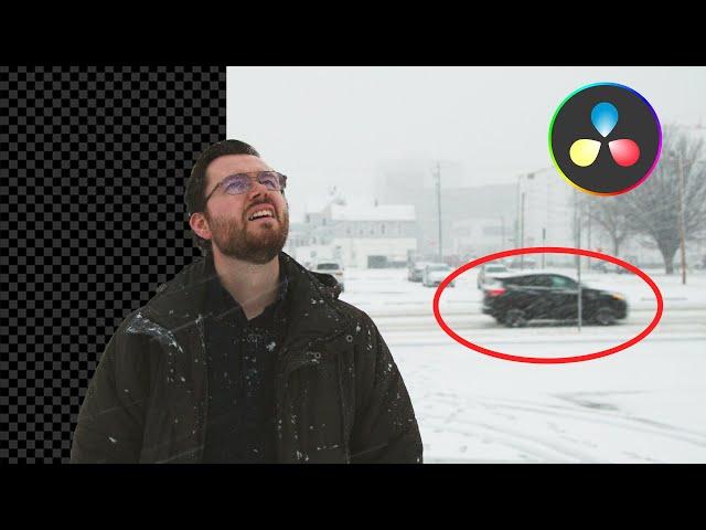 Remove unwanted objects from footage in DaVinci Resolve Fusion | Magic Mask