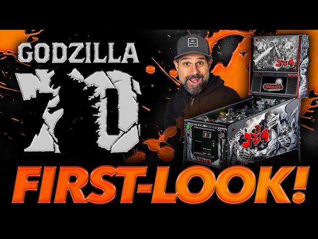 First Look At Godzilla 70th by Stern Pinball!