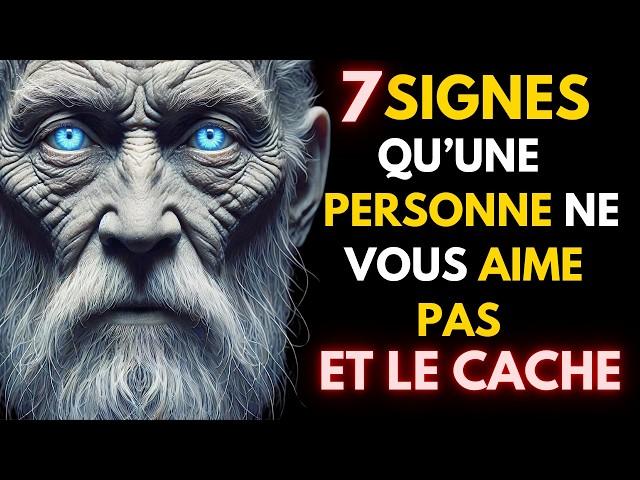 7 SIGNES CACHÉS QUE QUELQU’UN NE VOUS AIME PAS | PHILOSOPHIE STOCÏENNE