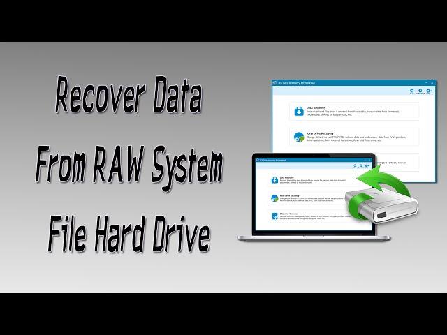 Recover All Your Data From RAW System File Hard Drive (M3 Data Recovery)