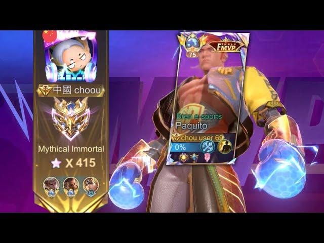 THANK YOU MOONTON!! FINALLY PAQUITO NEW SKIN IS HERE - GAMEPLAY PAQUITO BREN SKIN - MLBB