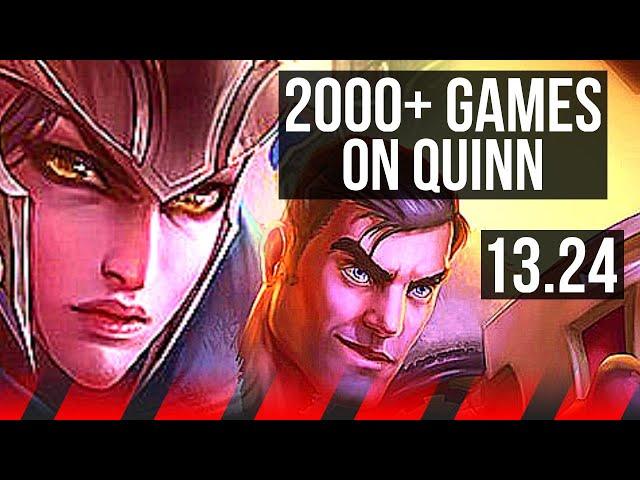 QUINN vs JAYCE (TOP) | Rank 1 Quinn, 9/1/6, 2000+ games, Godlike | KR Challenger | 13.24