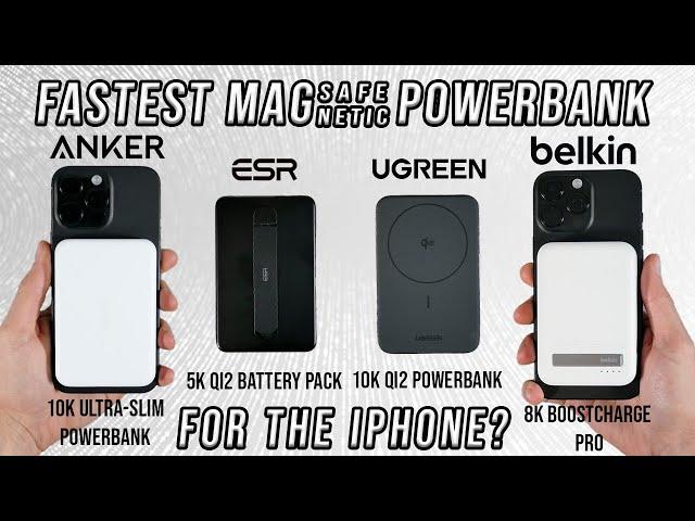 Fastest MagSafe Power Bank for the iPhone? | Testing out the Fastest Qi2 Magnetic Battery Packs!