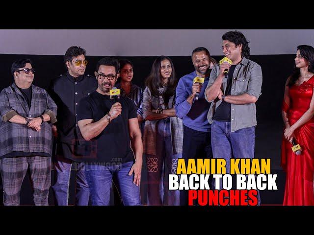 Aamir Khan Back to Back Funny Punches | Loveyapa | Official Trailer Launch