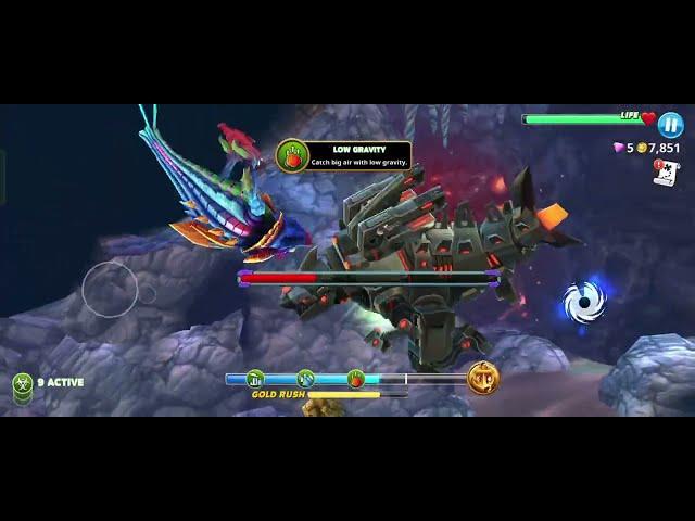 HANGRY SHARK WORLD NEW GAMEPLAY FOR MECHA SHARKJIRA VS COSMIC ALAN SHARK ATTACK FULL GAMEPLAY #gamer