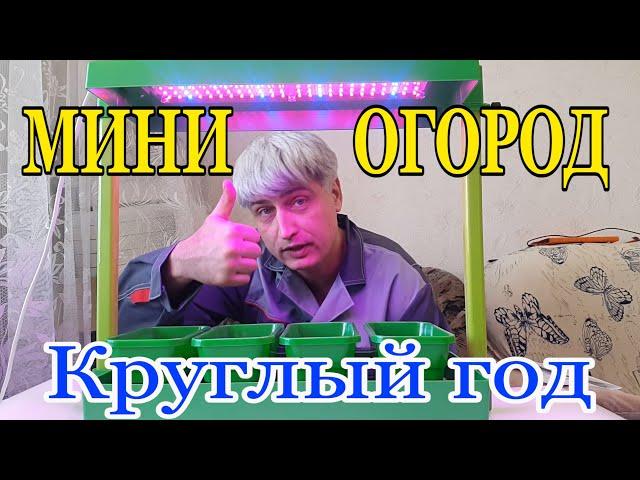 Мини Огород ВОЛТЕРА. Фито Огород. Проращиватель для рассады..