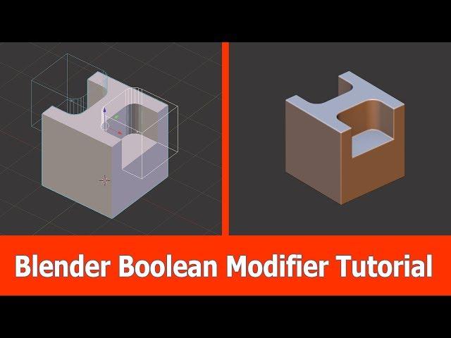 Blender Boolean Modifier Tutorial