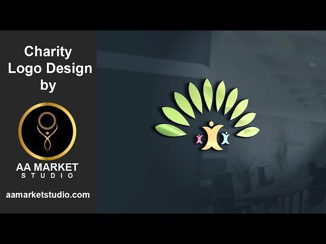 Charity Logo Design By AA Market Studio