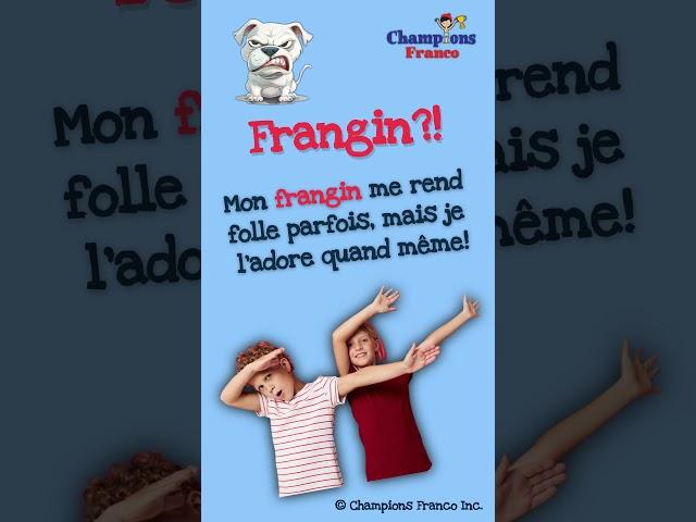 Frangin(e)?!  ~ Everyday French Words  ~ DELF/DALF/FLE  #français #frenchlanguage 