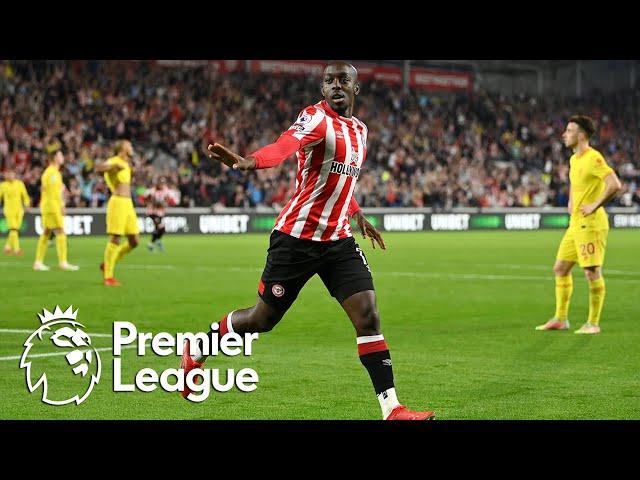 Yoane Wissa nets late Brentford equalizer v. Liverpool | Premier League | NBC Sports