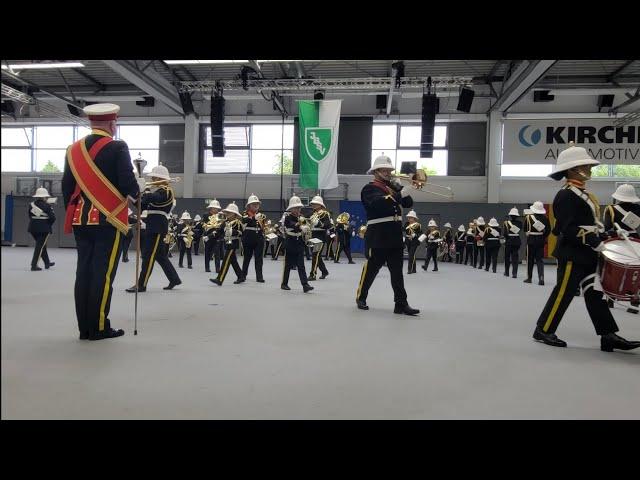 Iserlohn Musikparade 2024 / The Royal British Legion Band & Corps of Drums Romford - ROYAL SALUTE 3