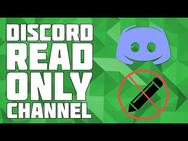 How to Create a Read Only Channel in Discord! Read Only Channel Discord!