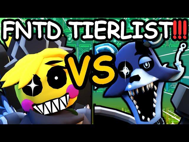 *NEW* FNTD TIERLIST!!! WILD WEST + MORE EVOS (IN DEPTH) (Update 15 Vers.) | Five Nights TD Roblox