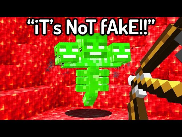 The FUNNIEST FAKE Minecraft Speedruns EVER...