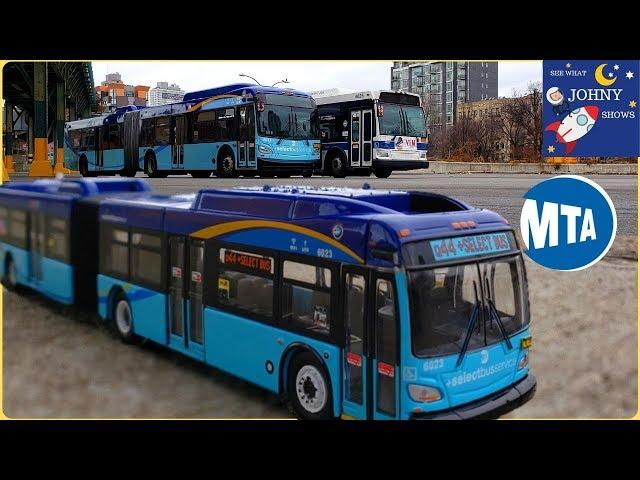 Johny Unboxes NEW Limited Articulated MTA Bus Toy & MTA Bus Ride To Williamsburg