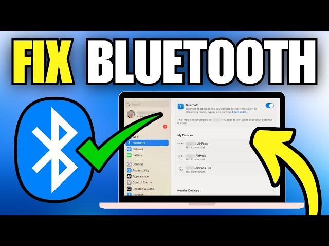 How To Fix Bluetooth Not Working / Connecting on Mac