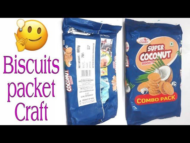 DIY best use of waste snacks packets craft - best out of waste