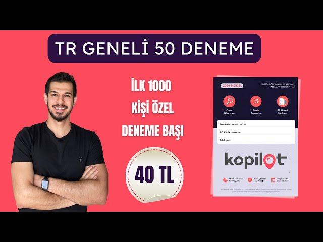 YKS 24 KURUMSAL DENEME SİSTEMİMİZ! (Yayınlar, Gözetmen, Analizler, Kargo..)