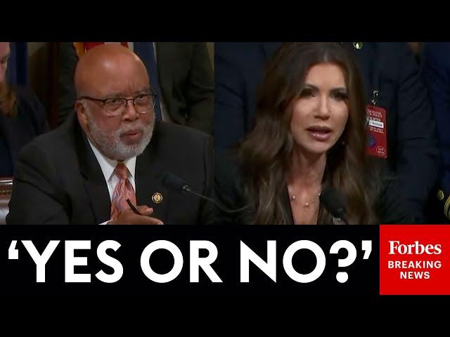 Bennie Thompson Does Not Let Up On Kristi Noem In Grilling About Due Process