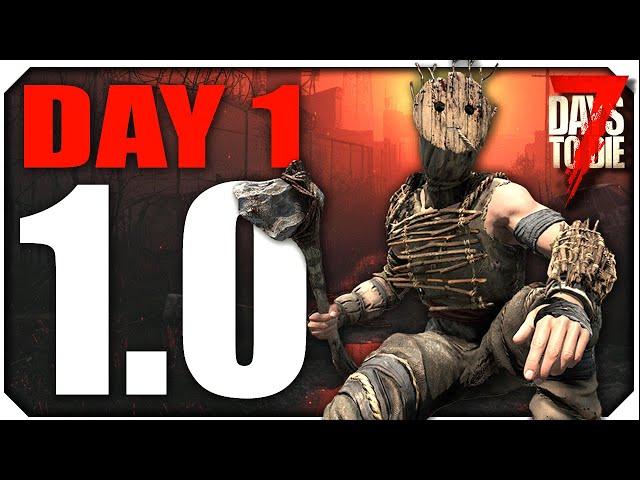 Day 1 in 7 Days to Die 1.0 - Streamer Weekend!