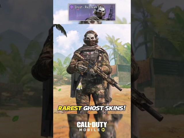 Rarest Ghost Skins In Codm (Super Rare)