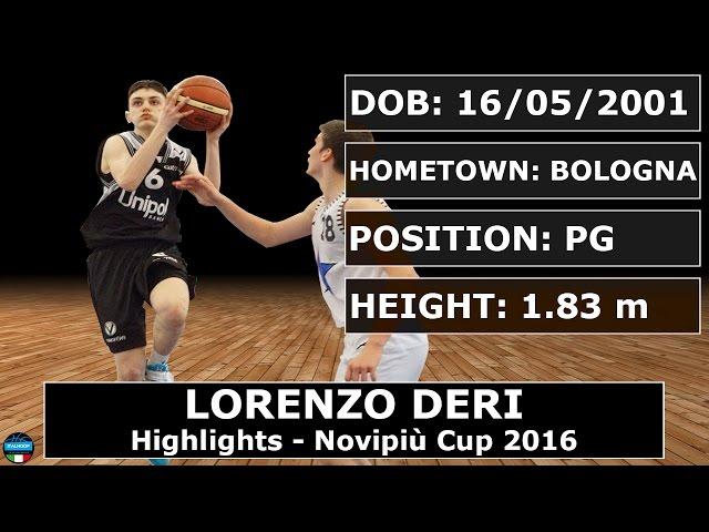 Lorenzo Deri - Highlights - Novipiù Cup 2016