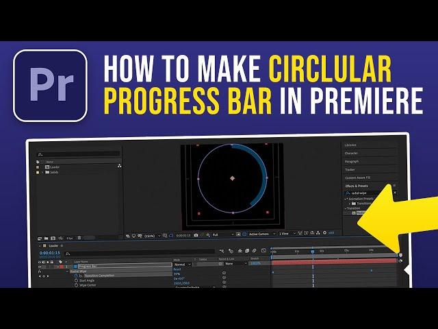 How to Make Circular Progress Bar in Premiere Pro (2024)